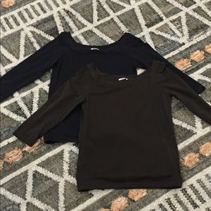 Brown Wolford boat neck shirt.